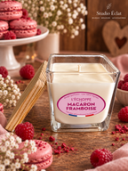 Macaron Framboise - Bougie parfumée 190g