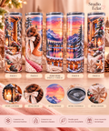 Gourde isotherme sublimée – Douceur d'Hiver 600 ml