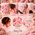 Mug Octobre Rose «Ensemble, plus fortes» 325 ml 🎀